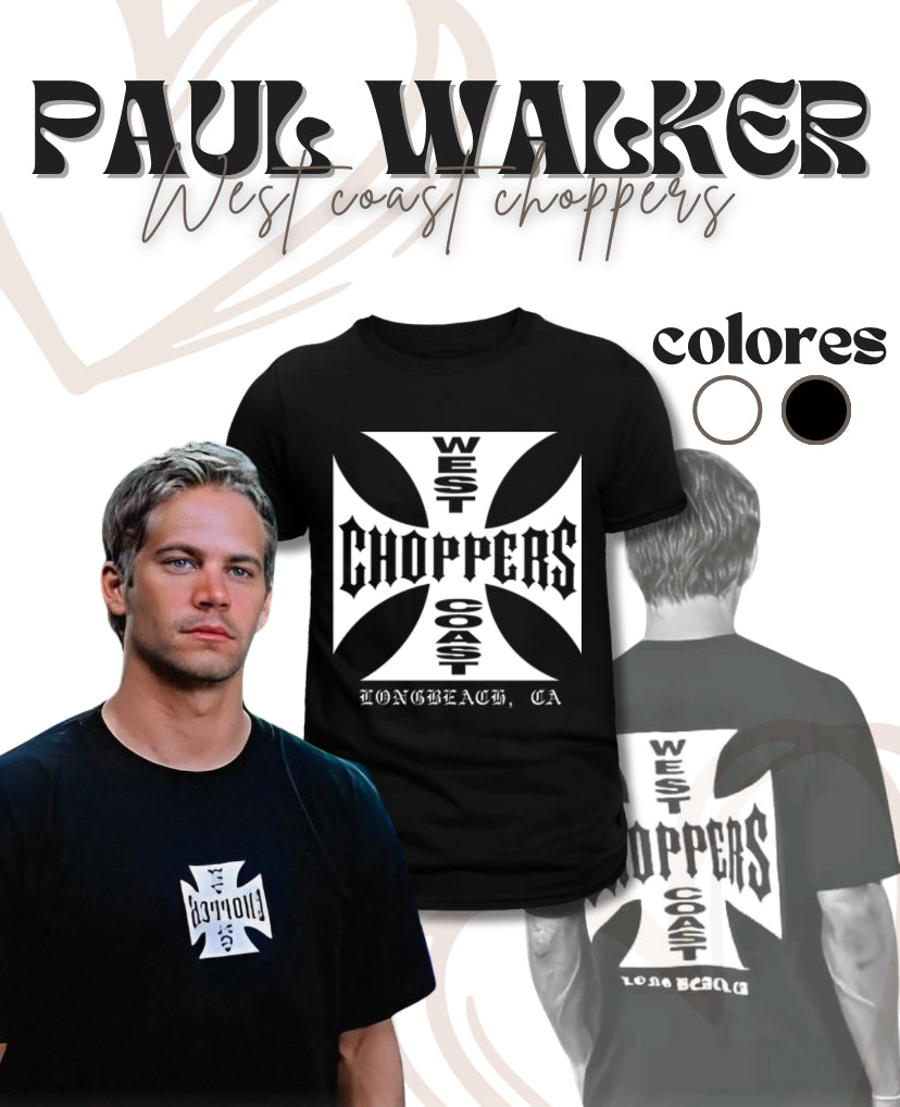 CAMISETA DE PAUL WALKE/BRIAN RAPIDO Y FURISO